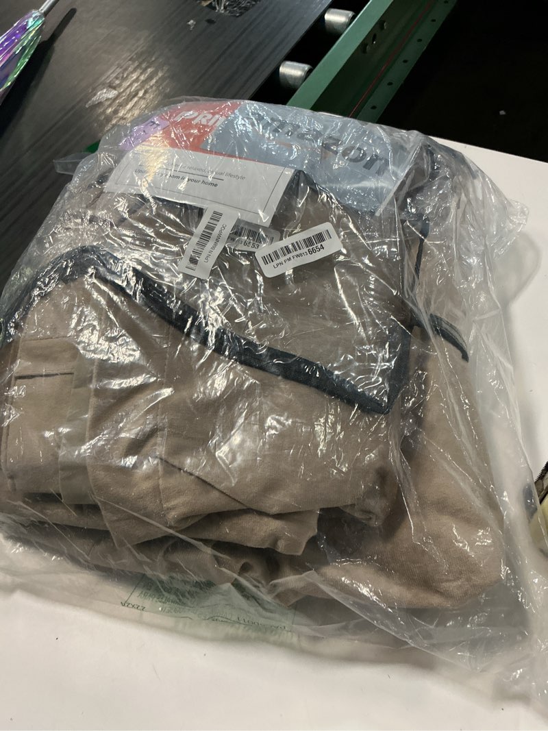 Condition photo showing Good Condition for primrose blackout taupe velvet curtains, 96 inch long, set of 2 panels, liner rod pocket, back tab, thermal, room darkening, heavy decorative curtains for living room & bedroom taupe 52"w x 96"l (pack of 2)