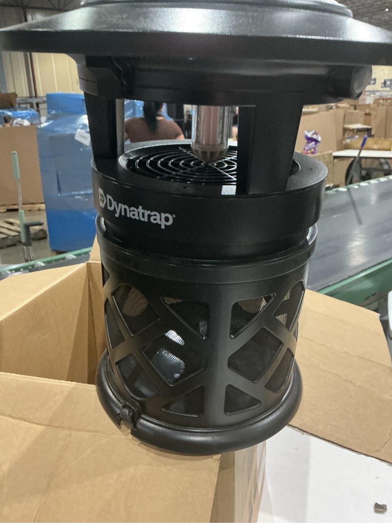 Condition photo showing As Is for dynatrap 1/2 acre outdoor insect trap - black