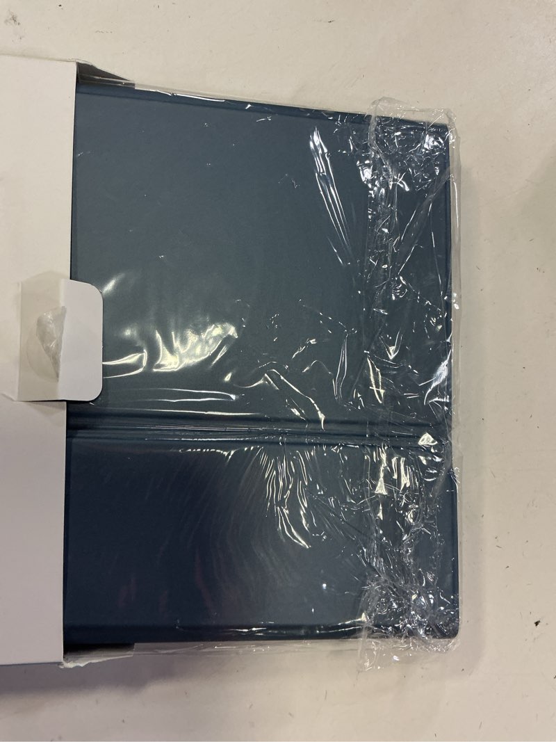 Condition photo showing New/Like New for harvopu compatible for ipad 11th 10th generation case with keyboard, folio cover with pencil holder, multi-touch trackpad, 7 color backlit, detachable keyboard for ipad (a16) 11th/10th gen (blue)