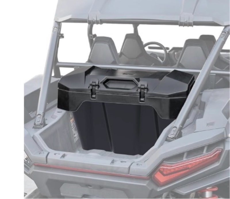 SAUTVS UTV 82 QT Forward Cargo Box for Polaris RZR XP 1000/ XP 4 1000 2024 2025 2026 Accessories, Poly Water Resistant 82QT Forward Cargo Storage Bin, Replace OEM #2889611