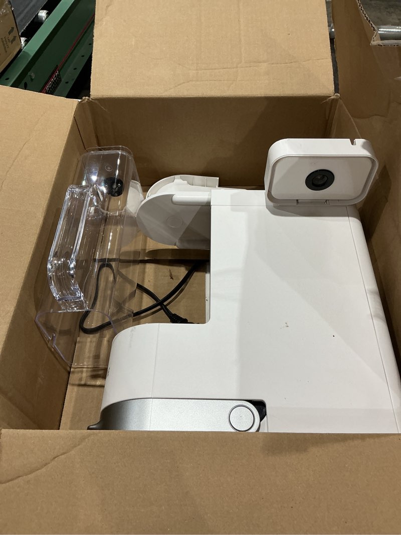 Condition photo showing As Is for keurig k-supreme single serve k-cup pod coffee maker, multistream technology, 4 brew sizes, 66oz dual-position removable reservoir, white white coffee maker