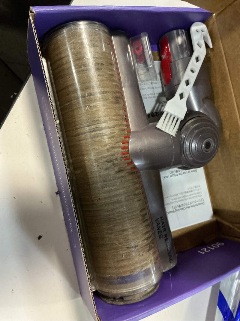 Condition photo showing Good Condition for upgrade anti-tangle replacement vacuum head compatible with dyson v8, cyclone v10,v11,v15 cordless vacuum cleaners, suitable for thin carpets, hardwood floor