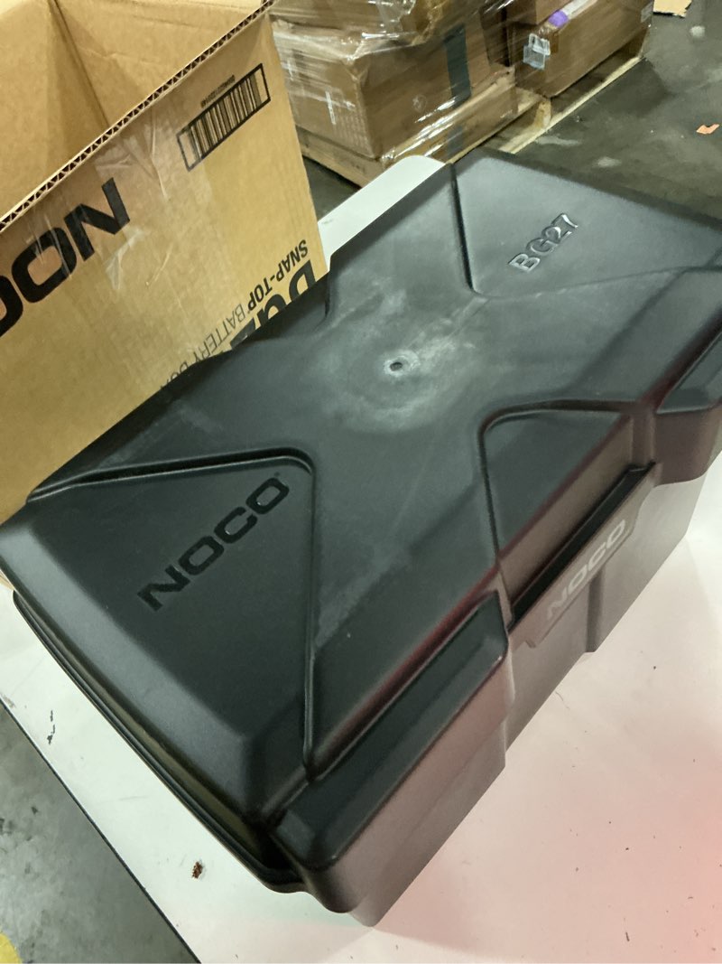 Condition photo showing Good Condition for noco snap-top bg27 battery box, group 27 12v battery box for marine, automotive, rv, boat, camper and travel trailer batteries