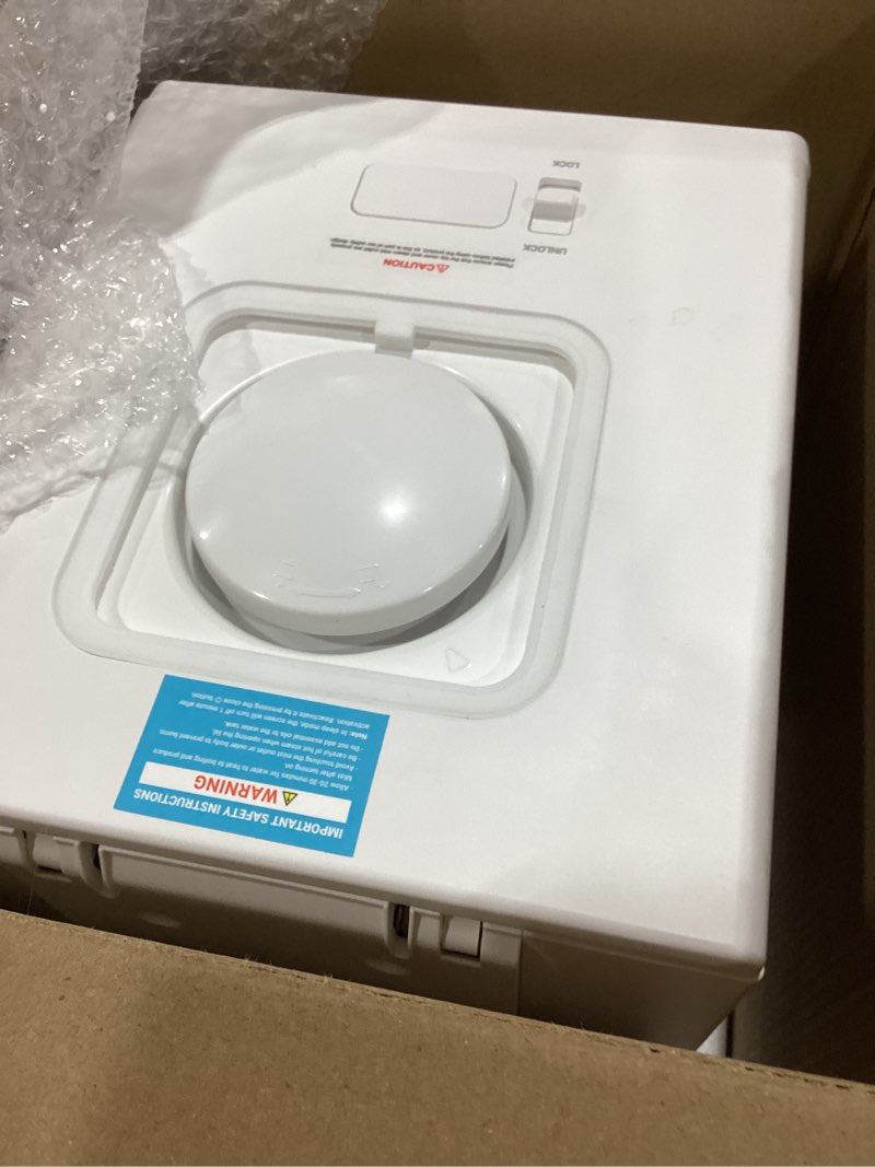 Condition photo showing Good Condition for Stainless Steel Humidifier, 3L Warm Mist Humidifier, Easy Clean with Warm Steam Humidifier, Healthy Air Mist Humidifiers for Bedroom Living Room, with Sleep Mode and Auto-off Setting 3LWhite