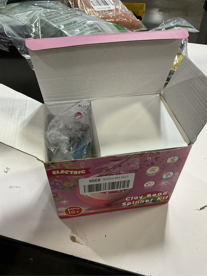 Condition photo showing Good Condition for ETUDAW Electric Bead Spinner, 4500 PCS Clay Beads for Necklaces and Bracelets, Beginner Bracelet Making Kit for Jewelry Making, DIY Arts and Crafts Birthday Gifts(Green)