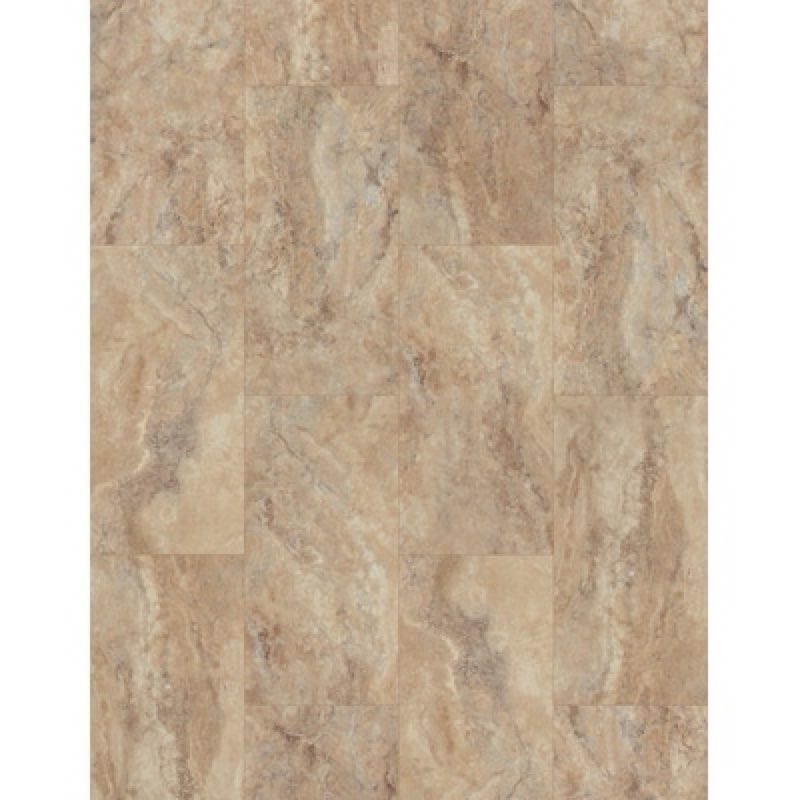 smartcore ultra by coretec floors tivoli travertine 12-mil x 12-in w waterproof stone look