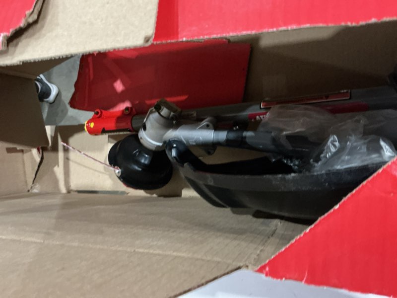 Condition photo showing As Is for craftsman ws2200 25-cc 2-cycle 17-in straight shaft attachment capable gas string trimmer