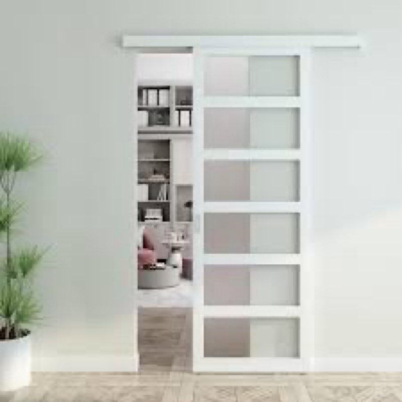 Junest 30”x84” white pvc easy assembly