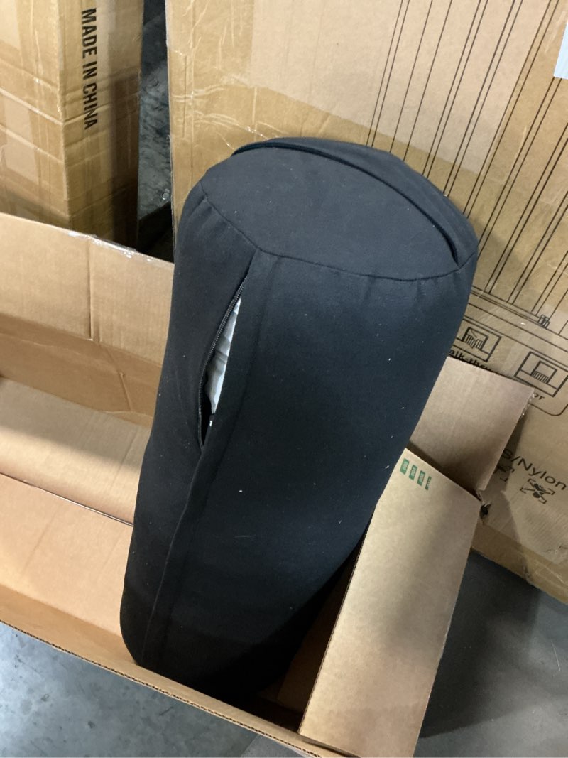Condition photo showing As Is for ( similar) Yoga Studio Unisex's YS/EU Ligh Black European Round Lightweight Bolsters, Regular