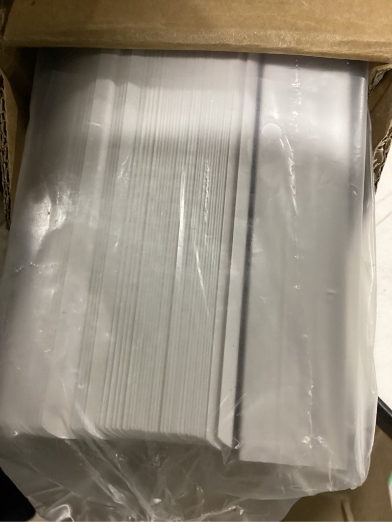 UNISHADES Blinds for Indoor Windows 1" Vinyl L-Shaped Slats Cordless Mini Blinds for Home, 23" W × 3