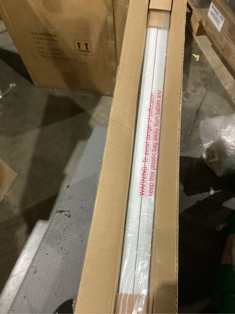 Condition photo showing New/Like New for Regalo 2-in-1 Extra Wide Stairway and Hallway Walk ThroughBaby Safety Gate, Hardware Mounting, White 24"x40.5"x28.5"(Pack of 1) White 24-40.5"W x 28.75"H