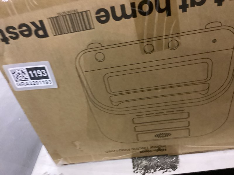 Indoor electric pizza oven