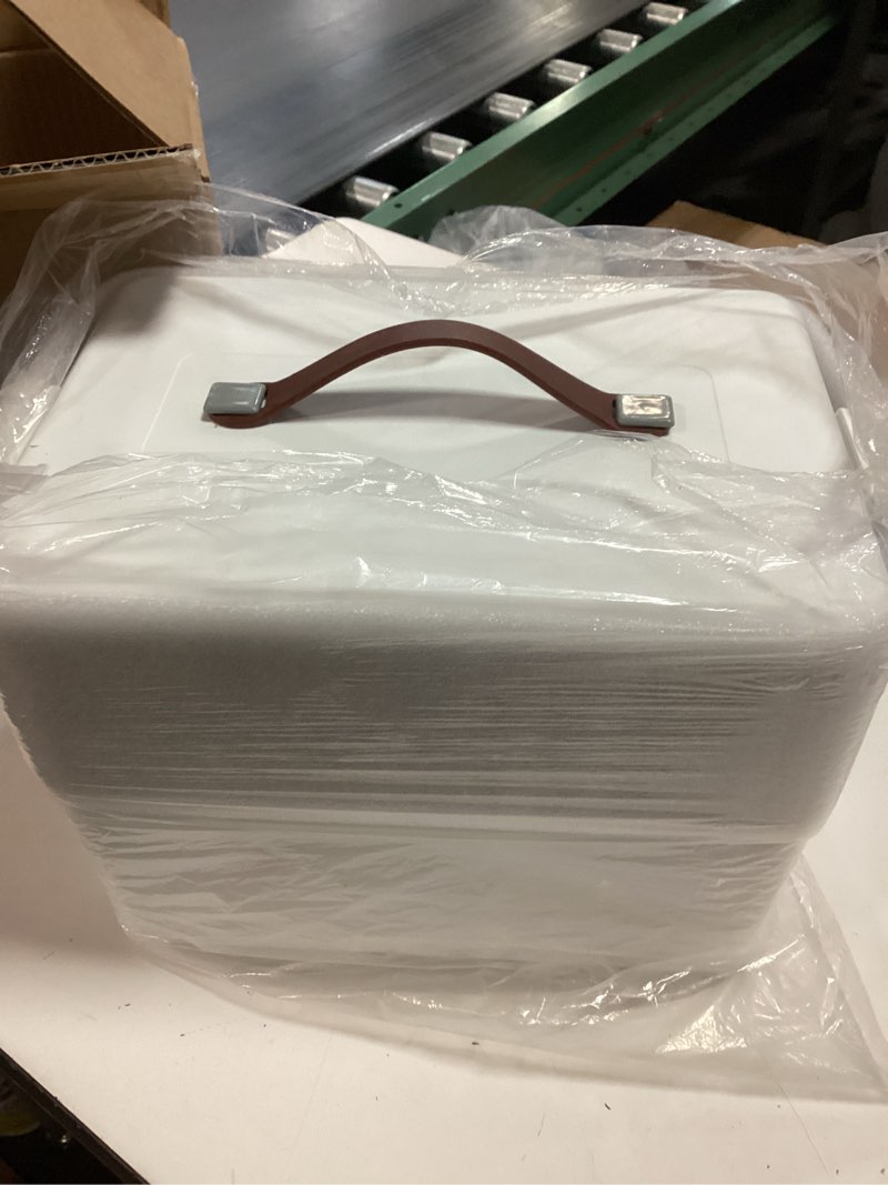 Condition photo showing Good Condition for 3 -Tier Medicine Cabinet Organizer - Medicine Storage Box Comes with a Pill Box, First Aid Kit Storage with Moisture-Proof and Shading Design Portable Medicine Storage Box with a Leather Handle