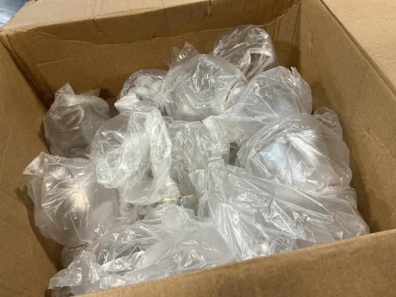 Condition photo showing Good Condition for goodluck 80 pcs diamond stemless plastic wine whiskey glasses, 12 oz disposable cocktail glasses, suitable for weddings, birthday parties, family gatherings, bars, etc ?gold rimmed cups? clear and gold 80