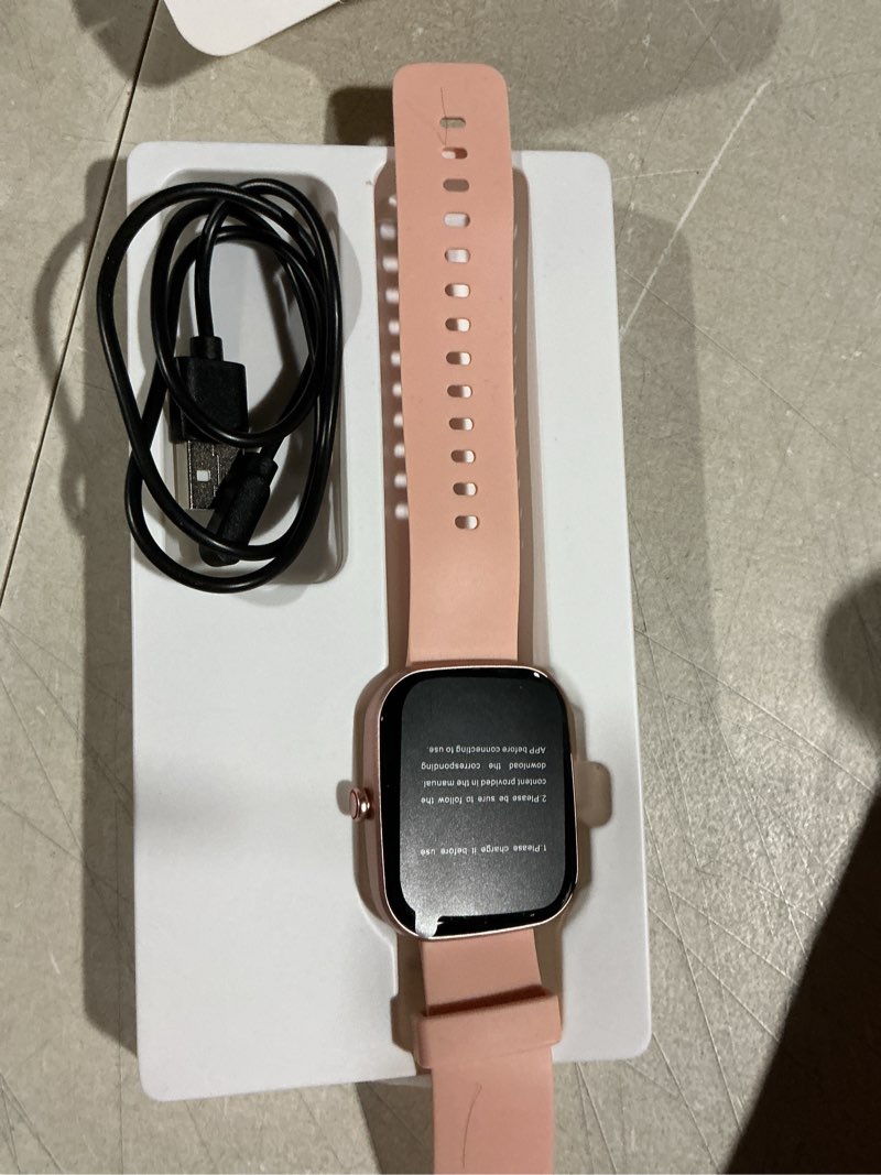 Condition photo showing Good Condition for smart watch for men women, 2026 new smartwatch(answer/make call) , 1.91" fitness watch with 120+ sport modes, fitness tracke with pedometer/sleep monitor/heart rate/ip68, for android/iphone pink
