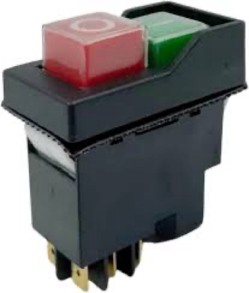 ALTBET Push Button Switch Compatible with DKLD LDZ-6-4 6-pin 18A 127V T85/55 5E4 IP55