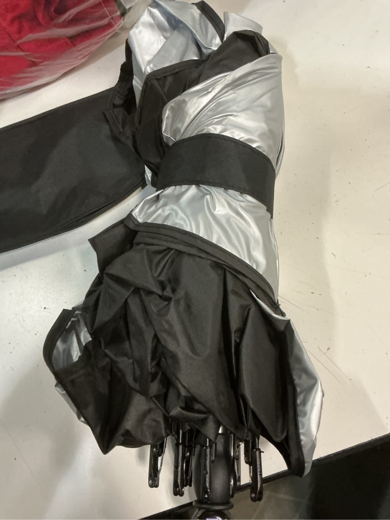 Condition photo showing Good Condition for dmjn umbrella windshield sun shade for gmc sierra 1500 2500 3500 (2014-2026), car sunshade for front windshield [nano ice-crystal coatings] upf50+ heat & uv block, protect interior & keep cooler for | gmc sierra 1500 2500 3500 (2014-2026)