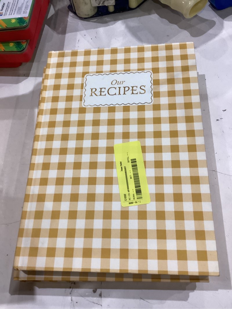 Condition photo showing New/Like New for hinkler our recipe book (hardback)