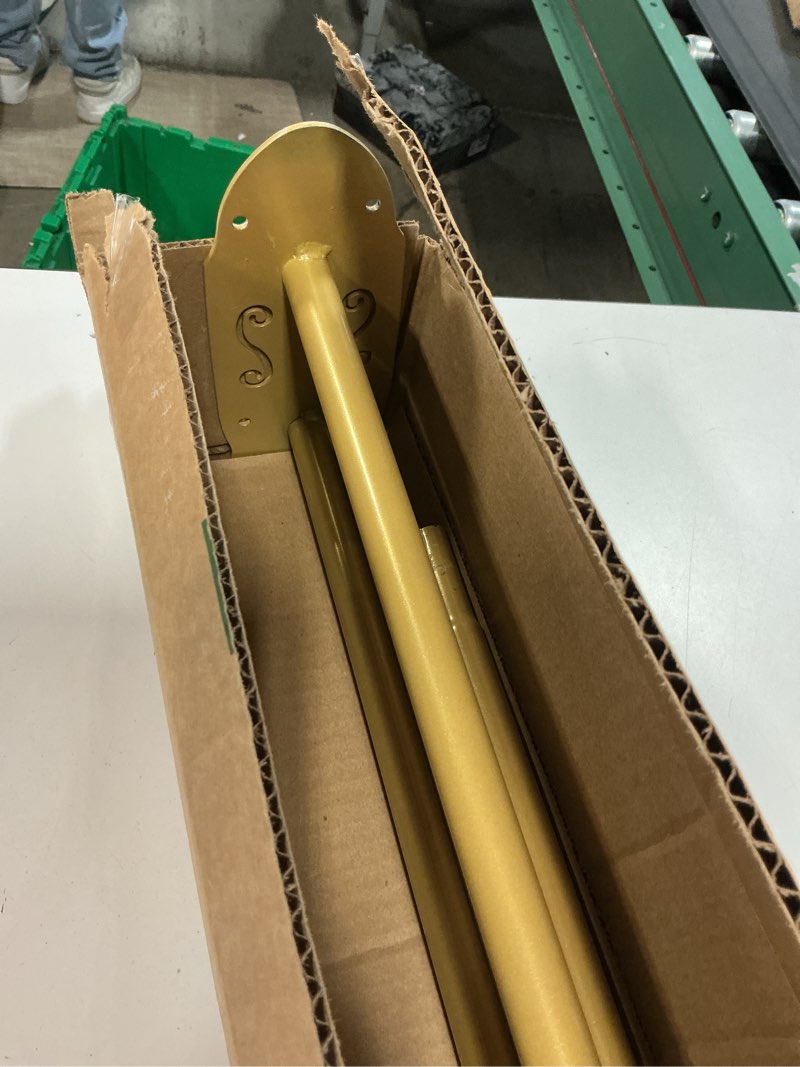 Condition photo showing Good Condition for similar zonon u shape room divider rod 6.56 ft, metal support wall mounted privacy partition curtain rod for fitting room beauty salon bedroom spa shower(gold)