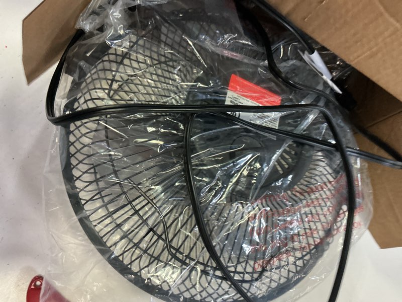 Condition photo showing Good Condition for mainstays 9 in high velocity floor fan wall mount black