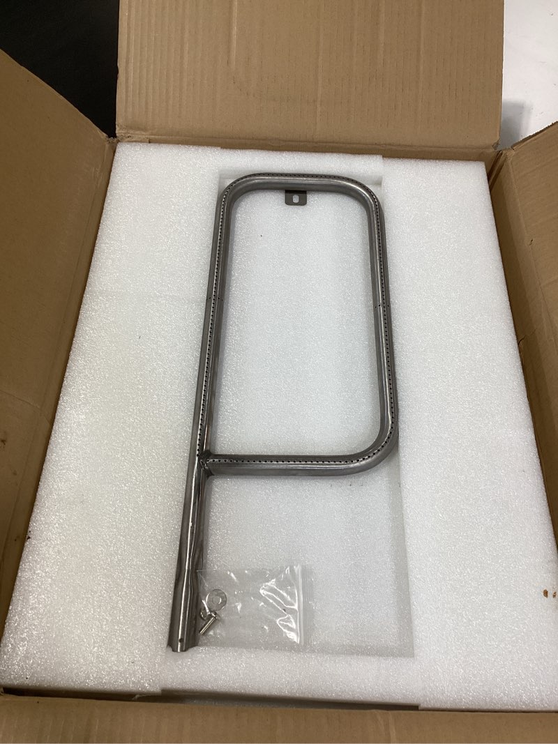 Condition photo showing Good Condition for 7583 cast iron griddle & 41862 burner for weber q2000 q2200 q200 q220 for weber medium q parts 394001 53060001 54060001 54060301 566001 grills, replacement parts for 7583 6559 grill grate 21.5" x 15.3" x 0.5"
