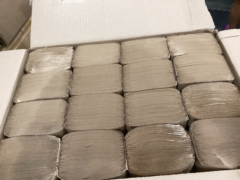 Condition photo showing Good Condition for simple earth single-fold towels, kraft, 16/case