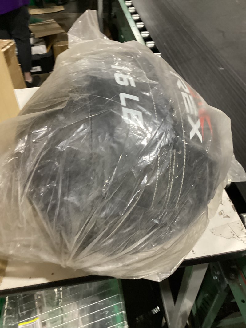 Condition photo showing Good Condition for (16lb)(a black)rex sports medicine ball great for strength training and cardio workouts med balls, slam medicine ball, heavy workout ball black/ whitel