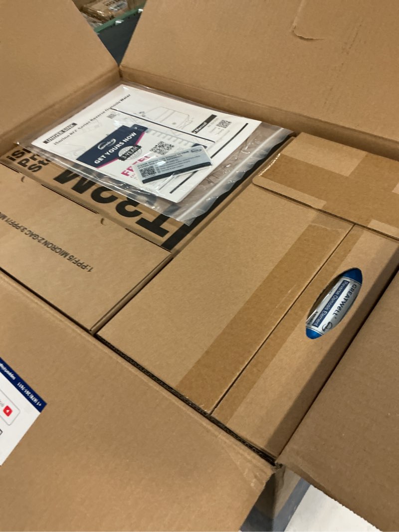 Condition photo showing New/Like New for ispring rcc7ak, nsf certified, 75 gpd, alkaline 6-stage reverse osmosis system, ph+ remineralization ro water filter system under sink, patented top-mounted faucet design for easy installation 6-stage, alkaline brushed nickel
