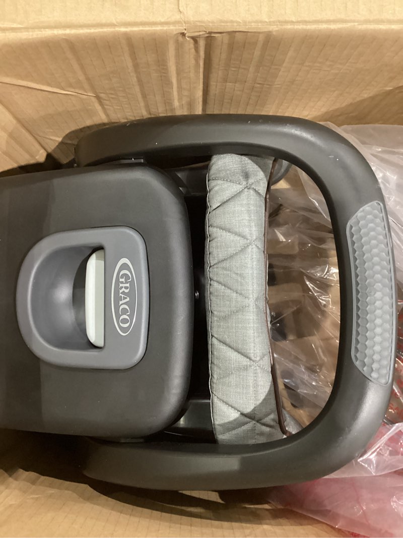 Condition photo showing Good Condition for graco premier snugride snugfit xt infant car seat w/ load leg & anti-rebound bar for extra safety, snuglock easy install rear facing baby car seat, privacy drape, storage pocket, midtown w/ load leg midtown