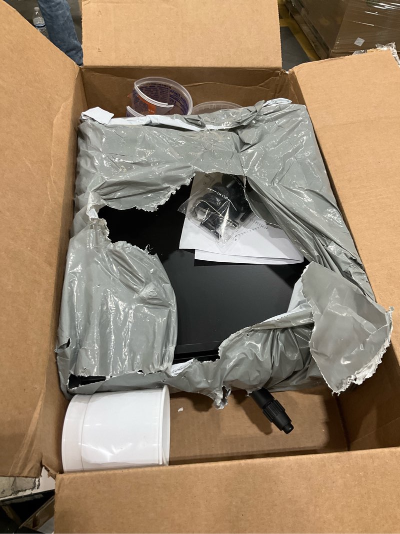 Condition photo showing As Is for DOLALIKE Microwave Oven Rack, Expandable Microwave Stand Countertop Kitchen Utensils Tableware Storage, Carbon Steel Over Microwave Shelf Countertop with 6 Hooks 3 Tier (With Spice Rack)