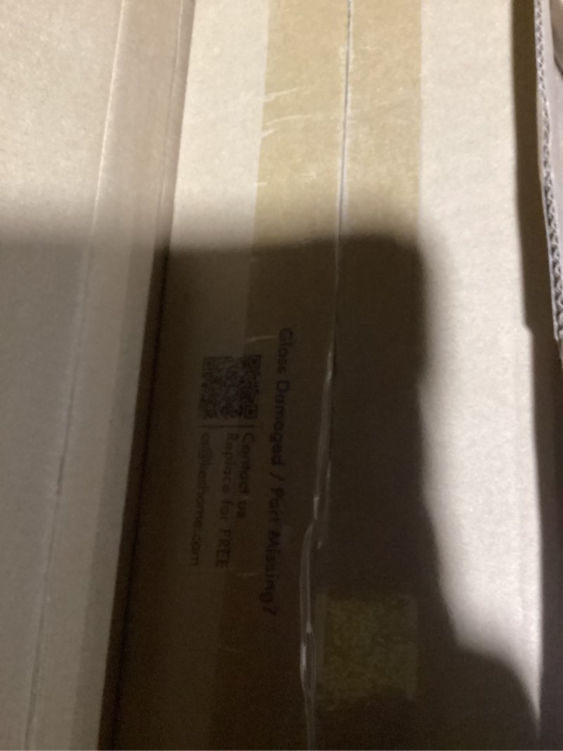 Condition photo showing New/Like New for KES 16 Inch Glass Shelf for Bathroom Wall Mounted, 8mm Tempered Glass Wall Shelf Matte Black, BGS3201S40-BK Matte Black 16 Inch