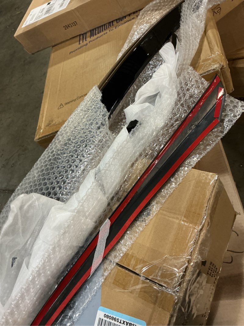Condition photo showing Good Condition for ecotric front grille & eyelid cover set compatible w p4dr abs glossy black lip bumper upper grill molding trim 3pcs