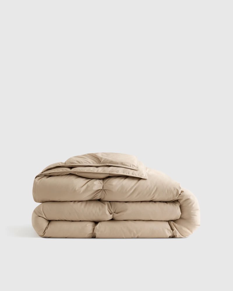 Cotton Pintuck Comforter Toffee king Cal/king 