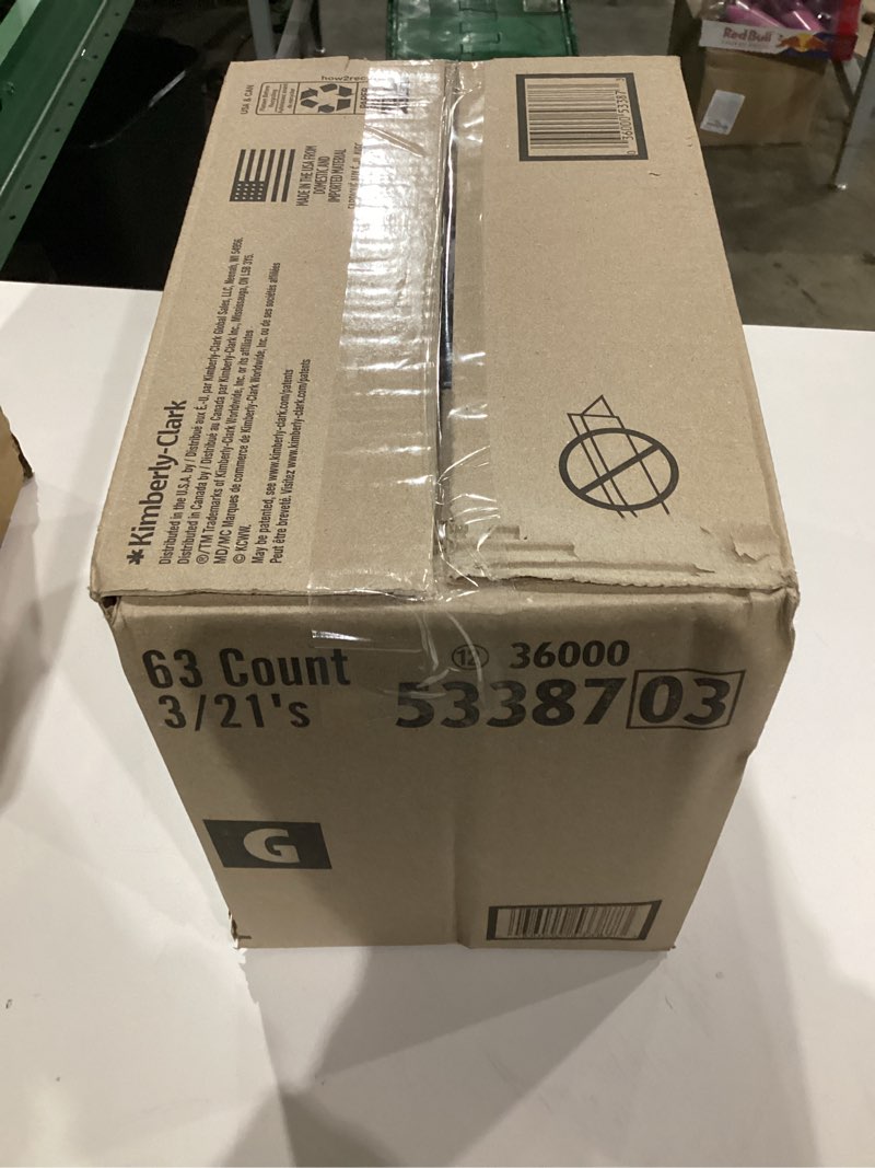 Condition photo showing New/Like New for Goodnites Boys' Nighttime Bedwetting Underwear, Size Extra Large (95-120 lbs), 63 Ct (3 Packs of 21), Packaging May Vary X-Large 63