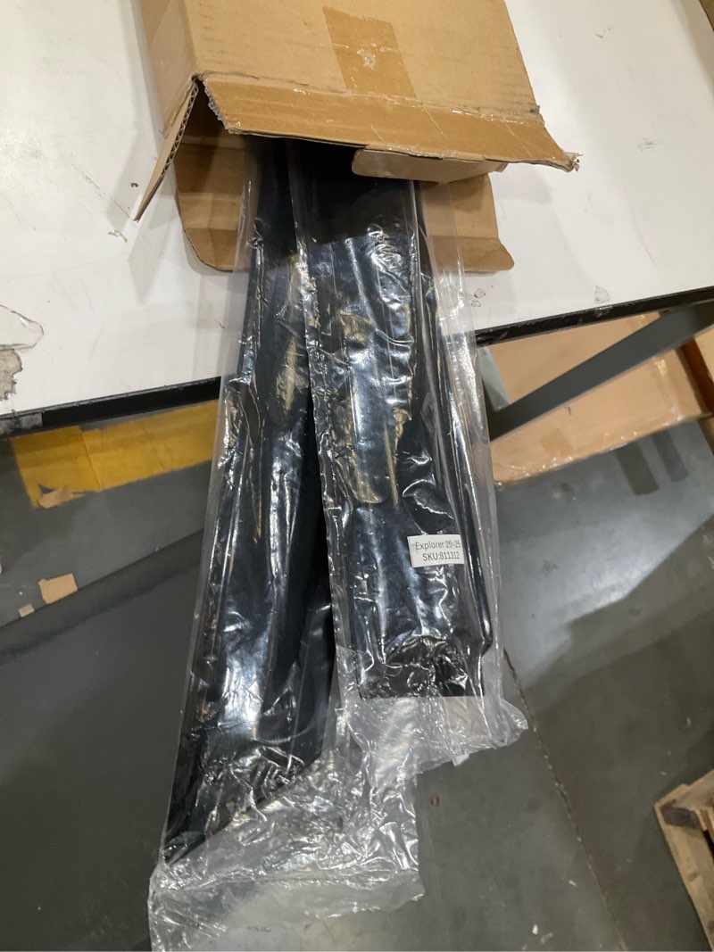 Condition photo showing Good Condition for kpy window visor compatible with ford explorer 2020-2025, 4pc rain guard side window vent deflectors tape-on mugen style, 2020 2021 2022 2023 2024 2025 20-25 explorer