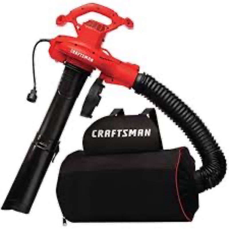 CRAFTSMAN Leaf Blower / Leaf Vacuum & Mulcher, 12-Amp, Corded (CMEBL7000) (B083WQCX8H)