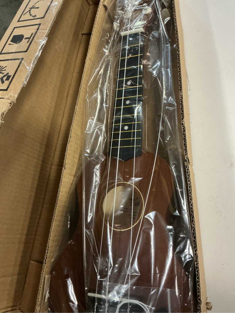 Condition photo showing Good Condition for Trendy Soprano Christmas Ukulele for Beginners 21 Inch Hawaiian Ukelele for Adult Student Starter (Brown)