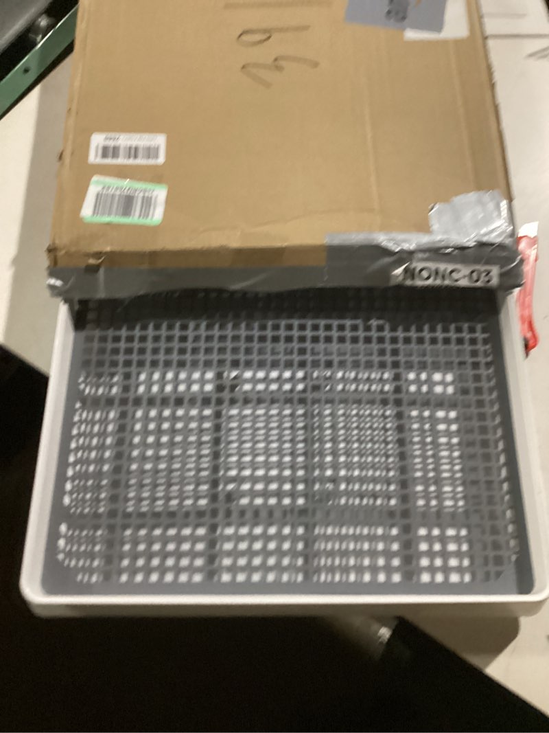 Condition photo showing Good Condition for Oncpcare 22x18 Super Large Rabbit Litter Box with Grate, Rabbit Litter Box for Cage, Extra Large Bunny Restroom Litter Tray Pan Rabbit Toilet, Fit 2 Rabbits