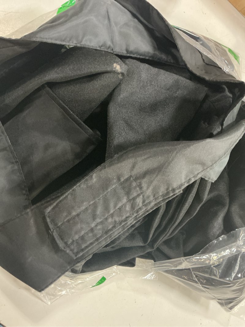 Condition photo showing As Is for mens tailcoat suit jacket tuxedo double breast swallow tail coat pants bow tie small black