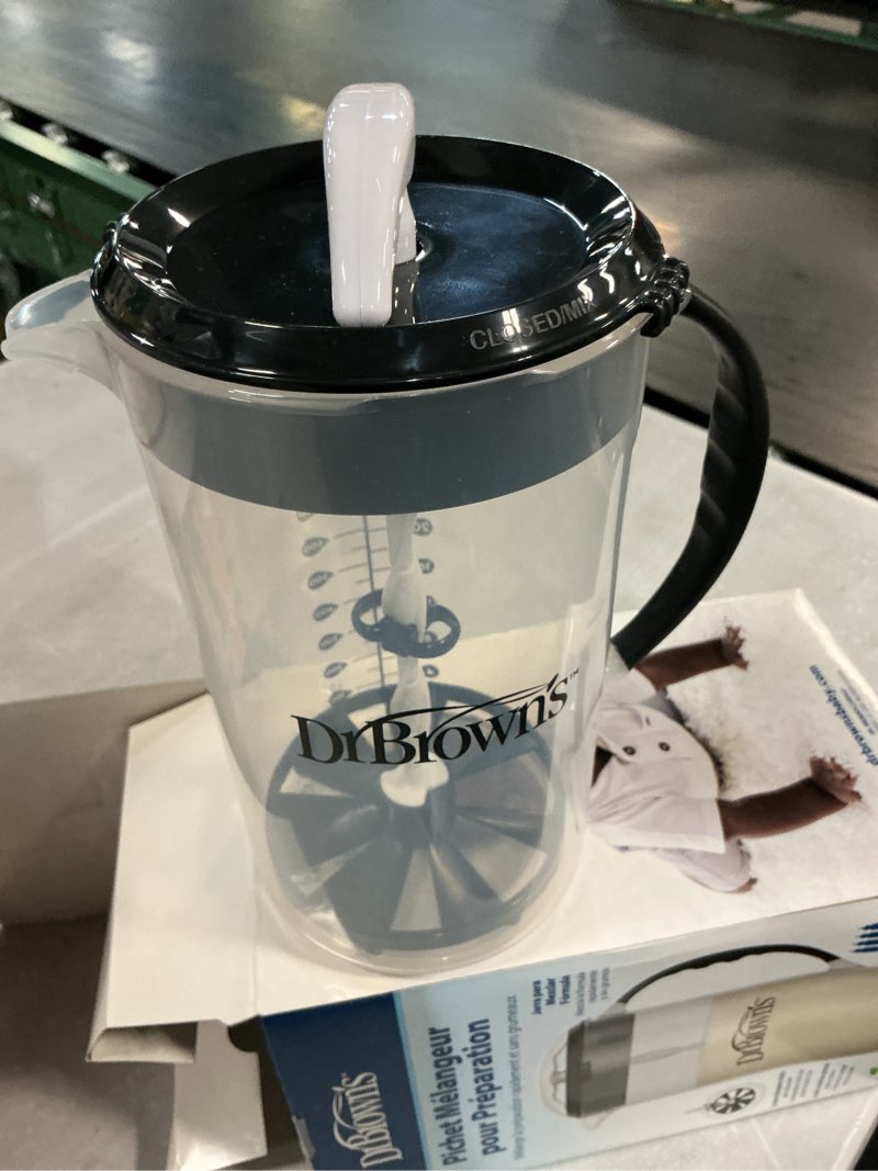 Condition photo showing Good Condition for dr. brown's 36oz baby formula mixing pitcher, bottle brush & accessories bundle