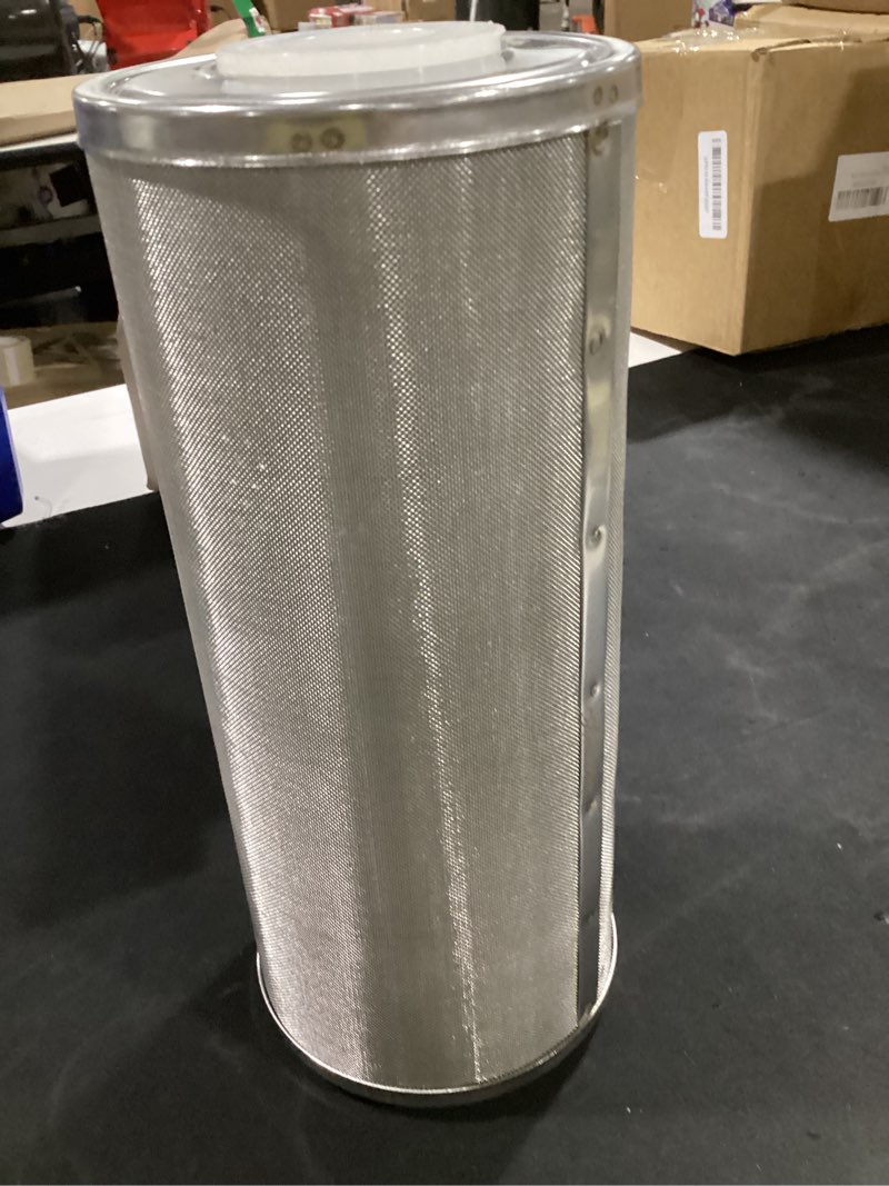 Condition photo showing Good Condition for stainless steel cleanable wire mesh filter cartridge 10”length,4.5"od(50 micron)