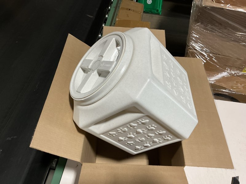 Condition photo showing As Is for gamma2 vittles vault pet food storage containers - sealed dog and cat food stora