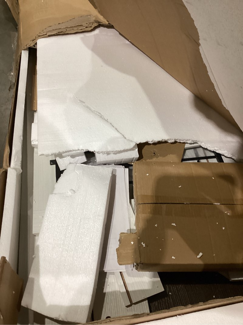 71'' double dog crate furniture, large dog kennel indoor with 3 storage drawers and removable divide