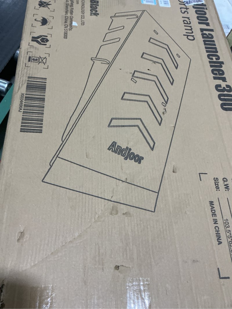 Condition photo showing Good Condition for Skateboard & Bike Ramp - Scooter, BMX, RC Car & Skate Ramp for Kids - Display Stand Holder ?L300R&B