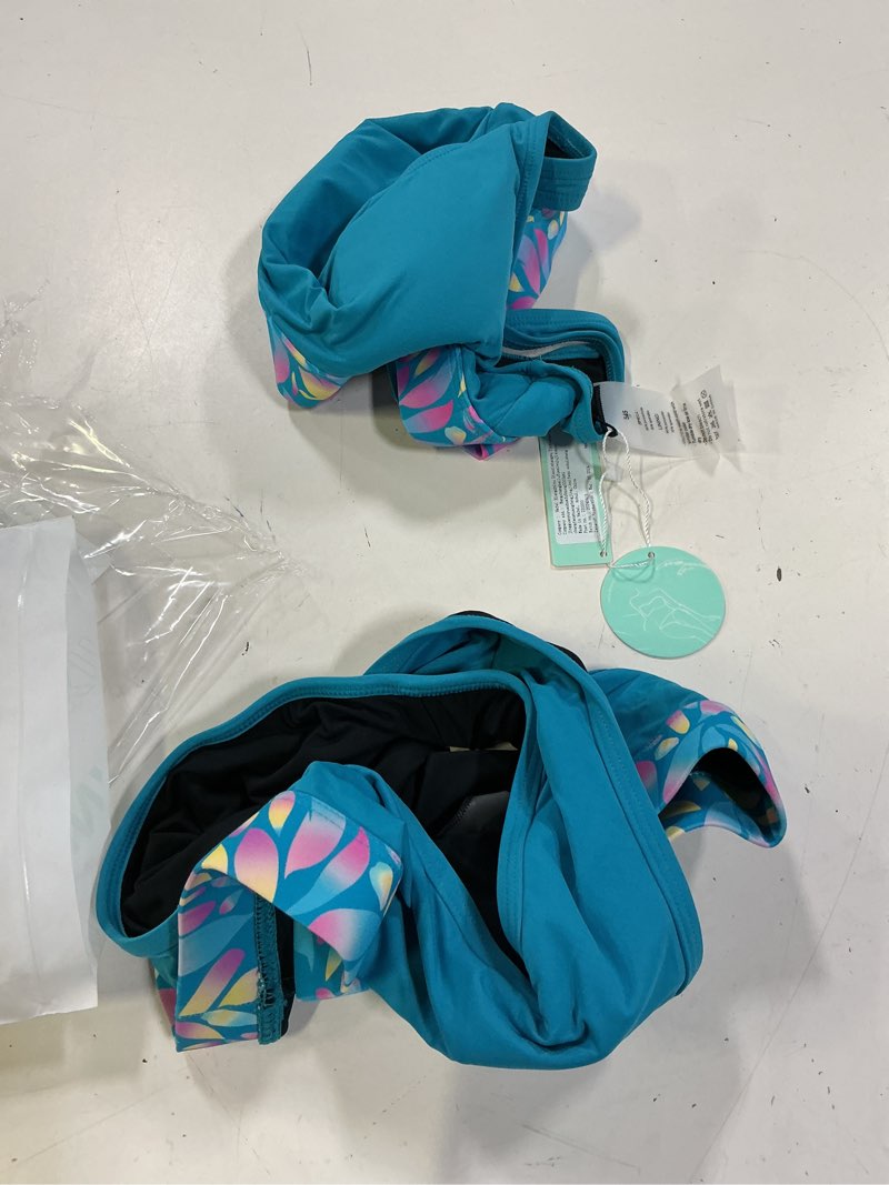 Condition photo showing Good Condition for beautikini period swimwear two piece menstrual leakproof swimsuit bikini sets mid waist print bathing suit for women