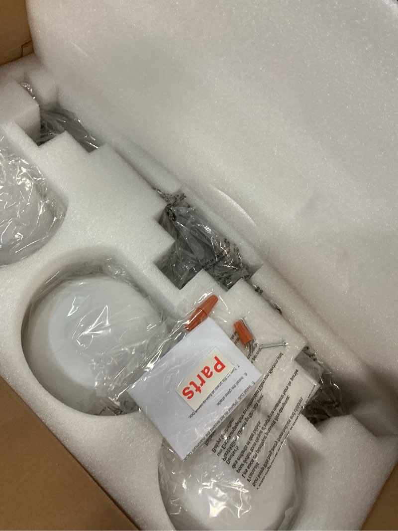 Condition photo showing New/Like New for bathroom vanity light fixtures, modern 3 lights globe wall sconce lighting brushed nickel, porch wall mount light fixture for bathroom, mirror cabinets hallway stairs brushed nickel 3-light