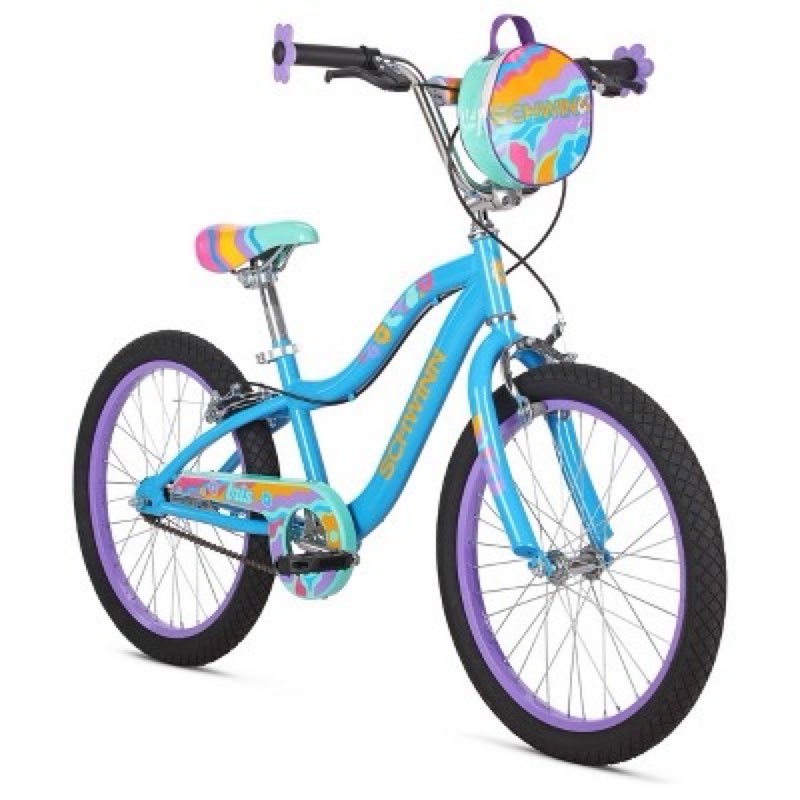schwinn iris 20" youth bike - light blue