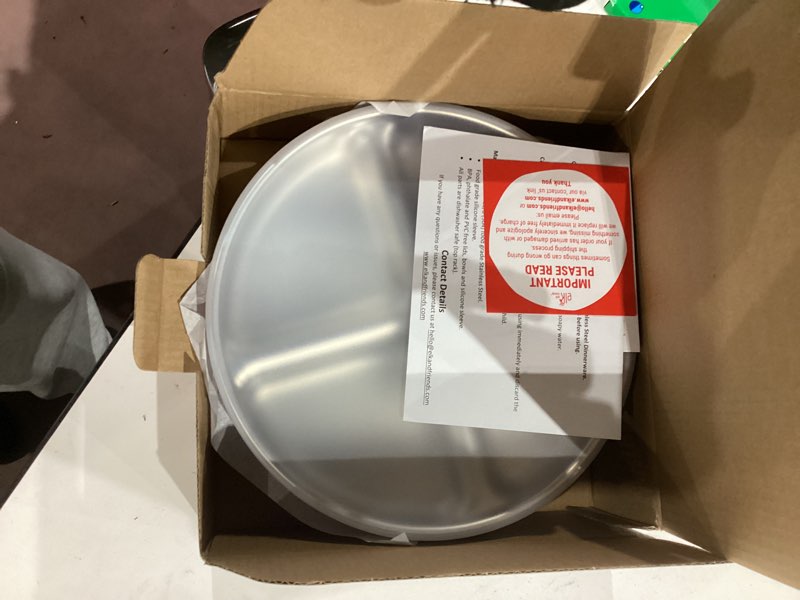 Condition photo showing Good Condition for Elk and Friends Stainless Steel Divided Plates with Silicone Sleeve for Babies & Toddlers | Lids Included | Stay Put Suction | Dinner & Snack Plates | 2 Pack Blush/Lilac Suction Sleeve