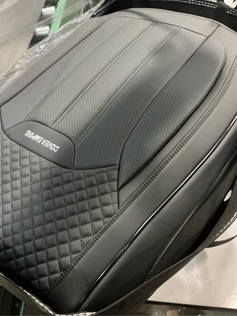 Condition photo showing Good Condition for car seat covers full set, leather seat cover for cars, 5 seats waterproof automotive seat covers fit toyota rav4 camry corolla cruze crv accord, black fullset black2