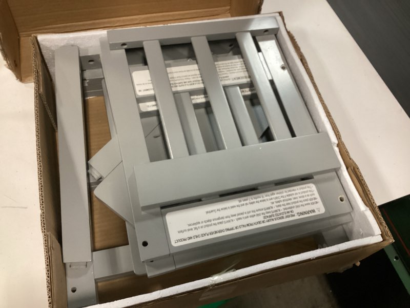 Condition photo showing As Is for Dream On Me 2-in-1 Funtastic Tower and Step Stool, Toddler Step Tower for Learning & Play, Safety Rails, Anti-Skid Pads, Non-Slip Strips & Stabilizer Fins for Safe Counter Activities - Natural